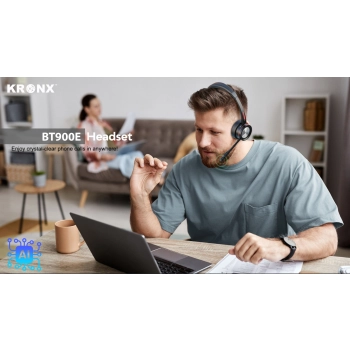 Zestaw słuchawkowy bezprzewodowy PERFECT BT900ED