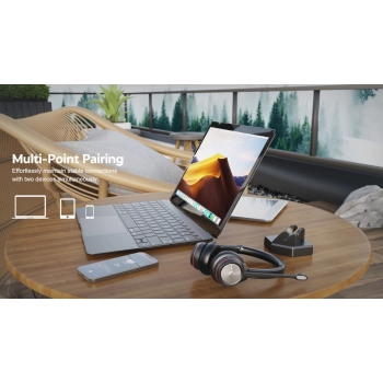 Zestaw słuchawkowy bezprzewodowy PERFECT BT91D