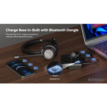 Zestaw słuchawkowy bezprzewodowy PERFECT BT91